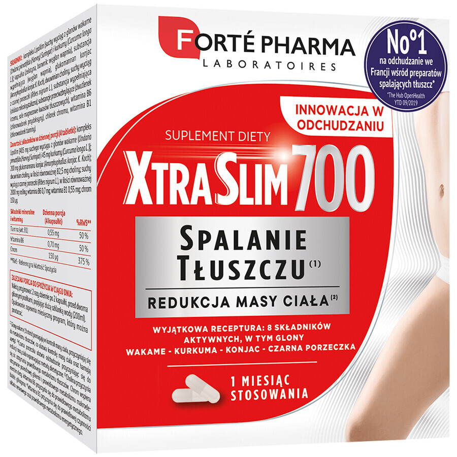 Forte Pharma XtraSlim 700, 120 capsules