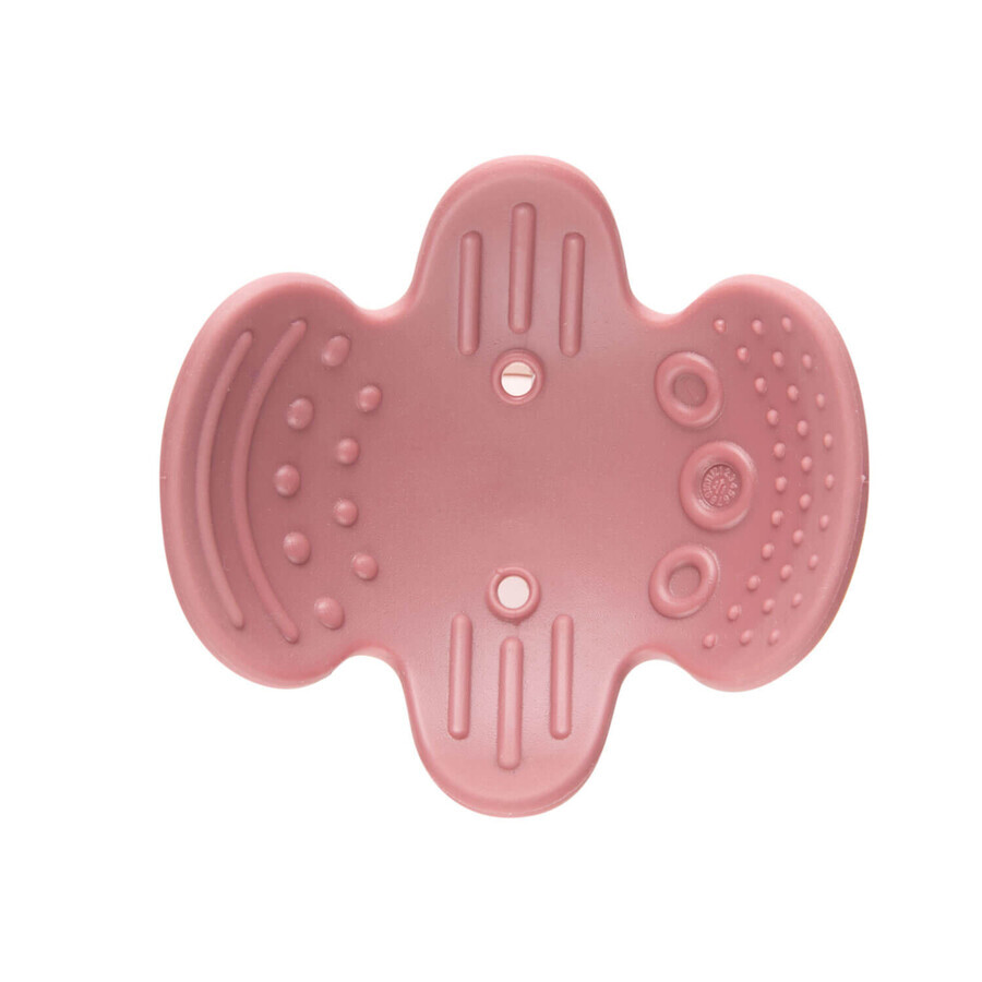 Canpol Babies Sensory Rattle with Teether, Pink, 56/610, From Birth, 1pc