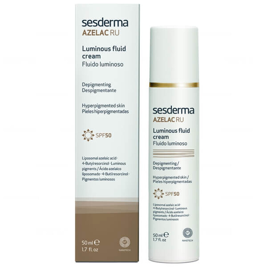 Set Sesderma, Reti-Age, gel-cremă anti-îmbătrânire, 50 ml + Azelac RU, emulsie iluminatoare, SPF 50, 50 ml