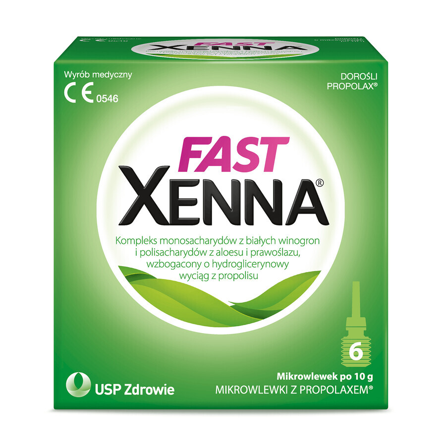 Xenna Fast, 10 g x 6 micro-infusies