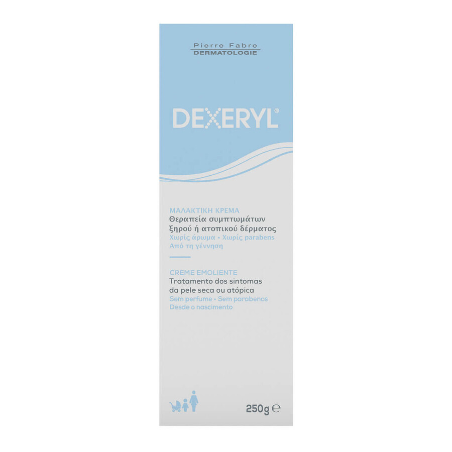 Dexeryl, emollient cream for dry skin, 250 g