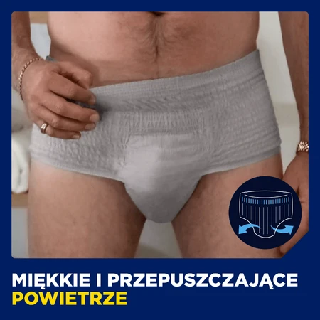Tena Men Active Fit Pants, absorberende slip voor mannen, maat L/XL, 95-130 cm, Normaal, 30 stuks