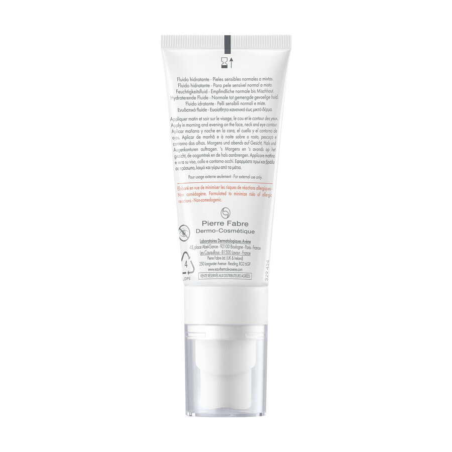 Avene Tolerance Hydra 10, moisturizing fluid, 40 ml