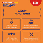 Famotidine Ranigast 20 mg, 30 film-coated tablets