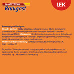 Famotidine Ranigast 20 mg, 30 film-coated tablets