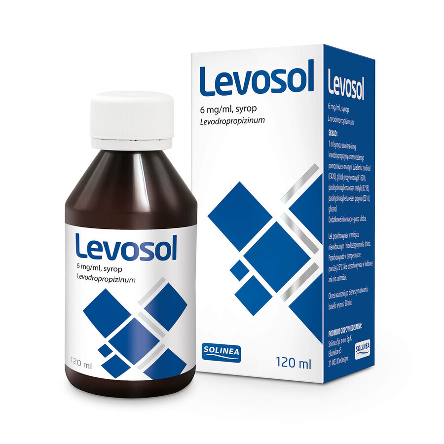 Levosol 6mg/ml, siroop, 120 ml