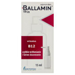 Ballamin, vitamine B12 100 µg, orale spray, 15 ml