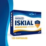 Iskial Immuno Max + Vitamin C, für Kinder ab 6 Jahren und Erwachsene, 120 Kapseln