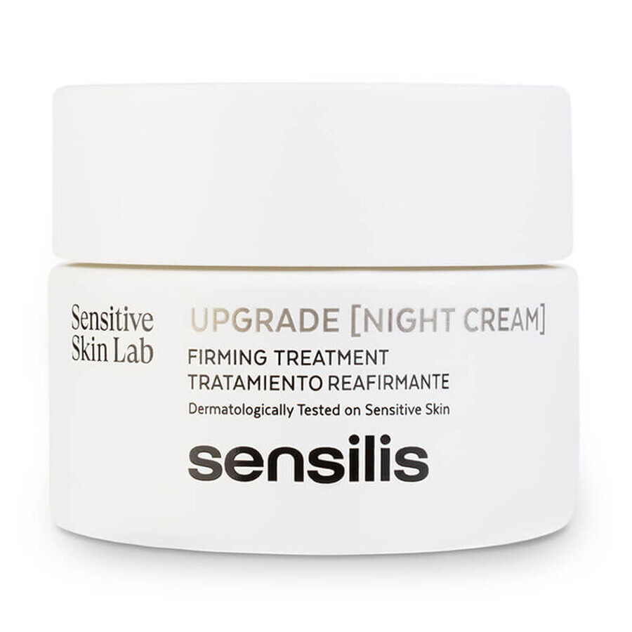 Sensilis Upgrade, crema notte rassodante e correttiva delle rughe, 50 ml