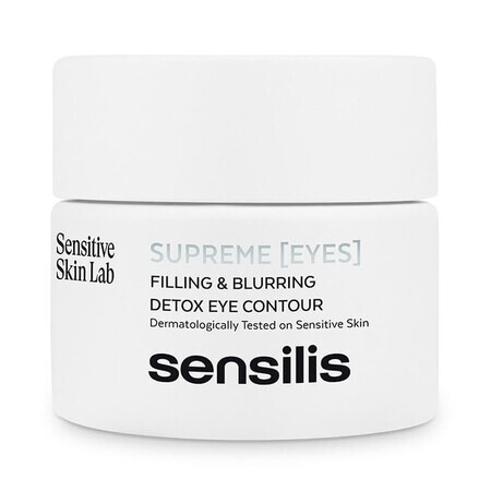 Sensilis Supreme, crema de ojos, iluminadora y rellenadora de arrugas, 20 ml