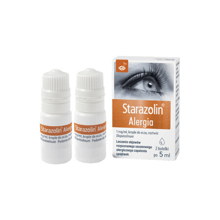 Starazolin Allergy 1 mg/ml, oogdruppels, 2 x 5 ml