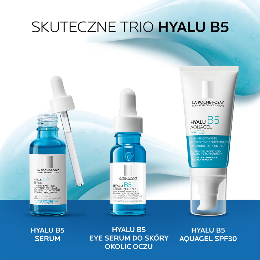 La Roche-Posay Hyalu B5 Aquagel, gel-crema protectora contra el fotoenvejecimiento, SPF 30, 50 ml