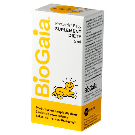 BioGaia Protectis Baby, gouttes pour enfants, tube, 5 ml