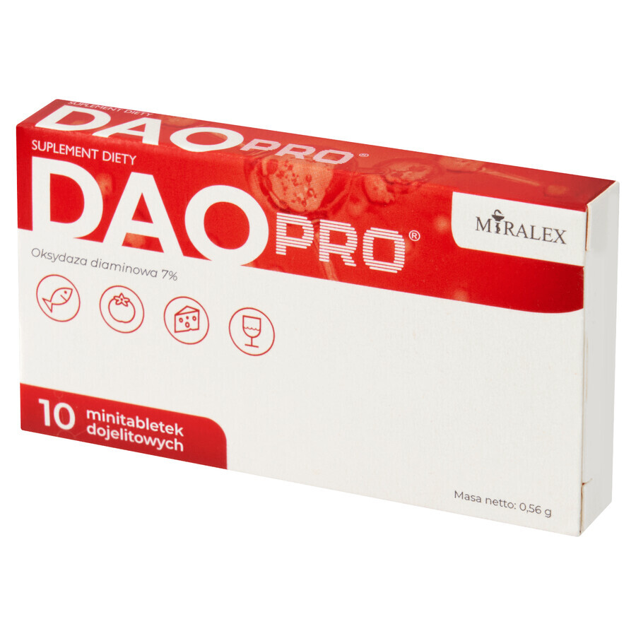 DAOPro, 10 enterale minitabletten