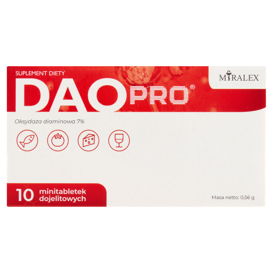 DAOPro, 10 enterale minitabletten