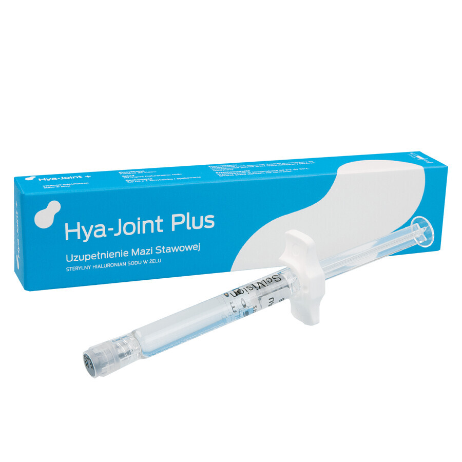 Hya-Joint Plus 2%, gel sterile di sodio ialuronato, siringa da 3 ml x 1 fiala