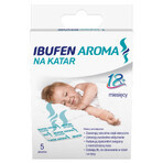 Ibufen Aroma Na Katar, aromapleister, vanaf 18 maanden, 5 stuks