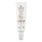 Sesderma Repaskin Dry Touch, cremă de protecție pentru față, SPF 50, 50 ml