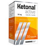 Ketonal Active 50 mg, 30 capsules