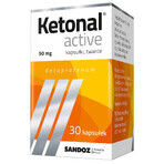 Ketonal Active 50 mg, 30 capsules