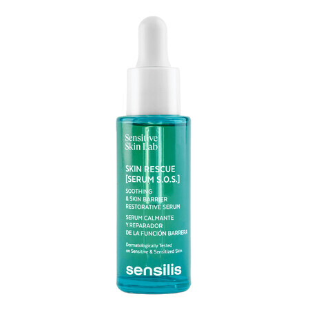 Sensilis Skin Rescue Serum S.O.S., siero lenitivo per ricostruire la barriera cutanea, 30 ml