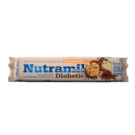 Olimp Nutramil Diabetic Complex, bar, cookie flavor, 60 g