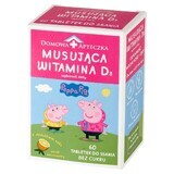 Peppa Pig Vitamine D3 bruistablet, vanaf 3 jaar, ananassmaak, 60 zuigtabletten