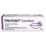 Heviran Comfort 50 mg/g, crema, 2 g