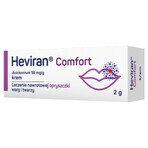 Heviran Comfort 50 mg/g, crema, 2 g