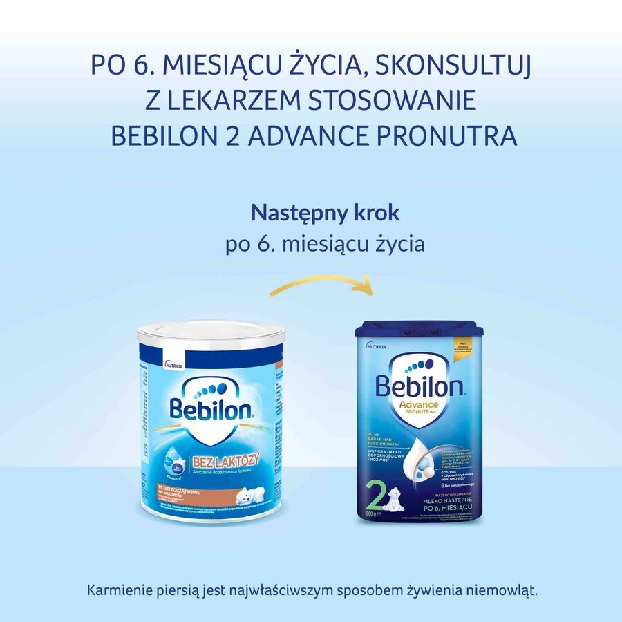 Bebilon Lactosevrije zuigelingenmelk, vanaf de geboorte, 400 g