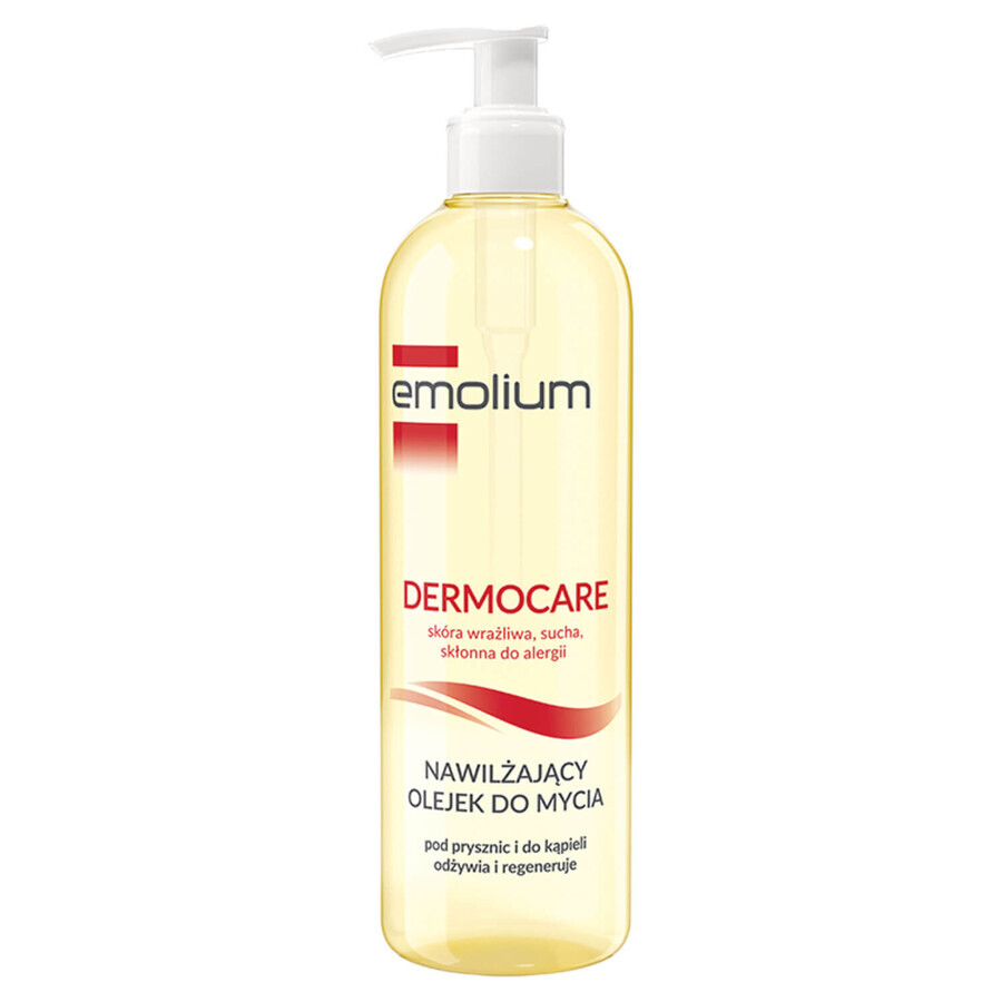 Set Emolium Dermocare, feuchtigkeitsspendendes Waschöl, ab 3 Monaten, 400 ml + Körperemulsion, ab dem 1. Lebenstag, 400 ml