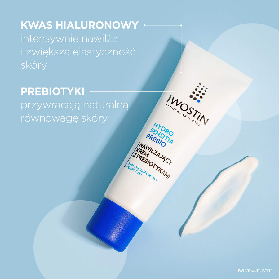 Set Iwostin Hydro Sensitia Prebio, micellar gel, 200 ml + moisturizing cream, 50 ml