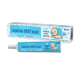 Botanic Help Lapanten Baby, maść ochronna na odparzenia pieluszkowe dla dzieci i niemowląt od 1 dnia życia, 50 ml