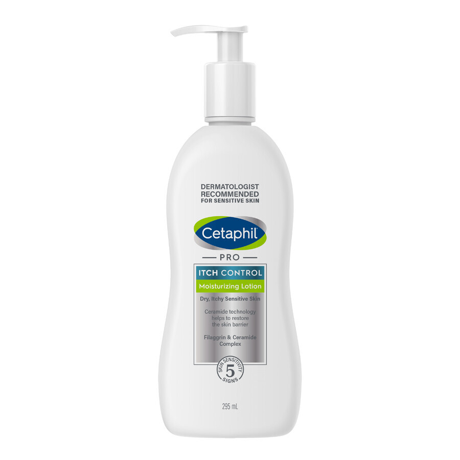 Cetaphil Pro Itch Control, hydraterende lotion voor gezicht en lichaam, voor baby's en kinderen, 295 ml