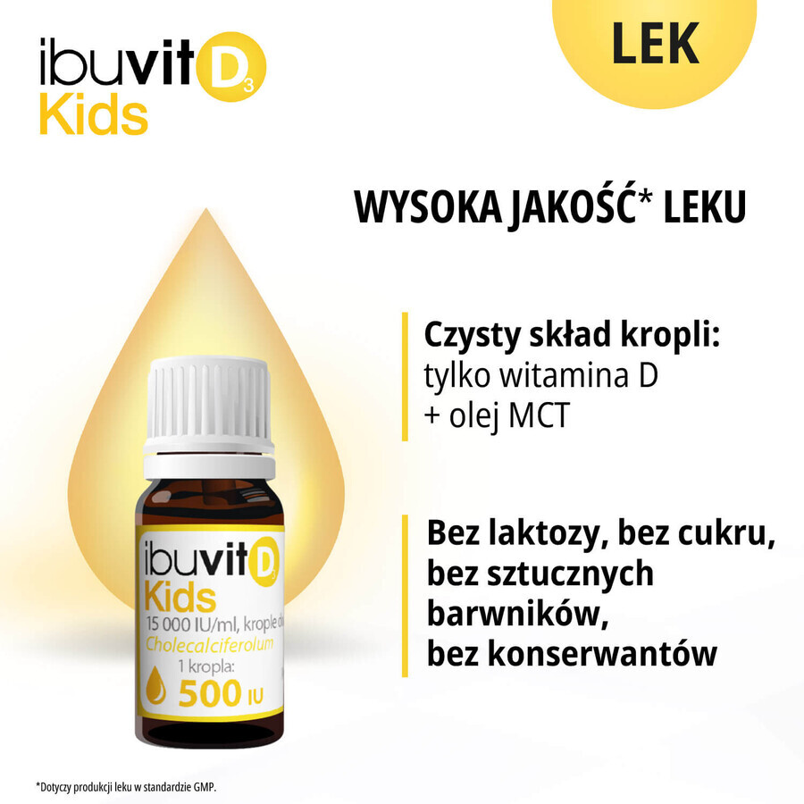 Ibutiv D3 Kids 15000 UI/ml, gotas orales, solución, 10 ml