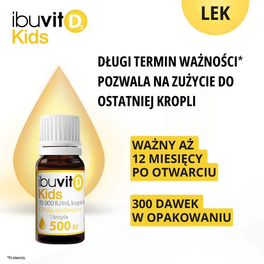 Ibutiv D3 Kids 15000 UI/ml, gotas orales, solución, 10 ml