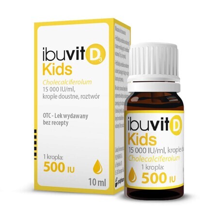 Ibutiv D3 Kids 15000 UI/ml, gotas orales, solución, 10 ml