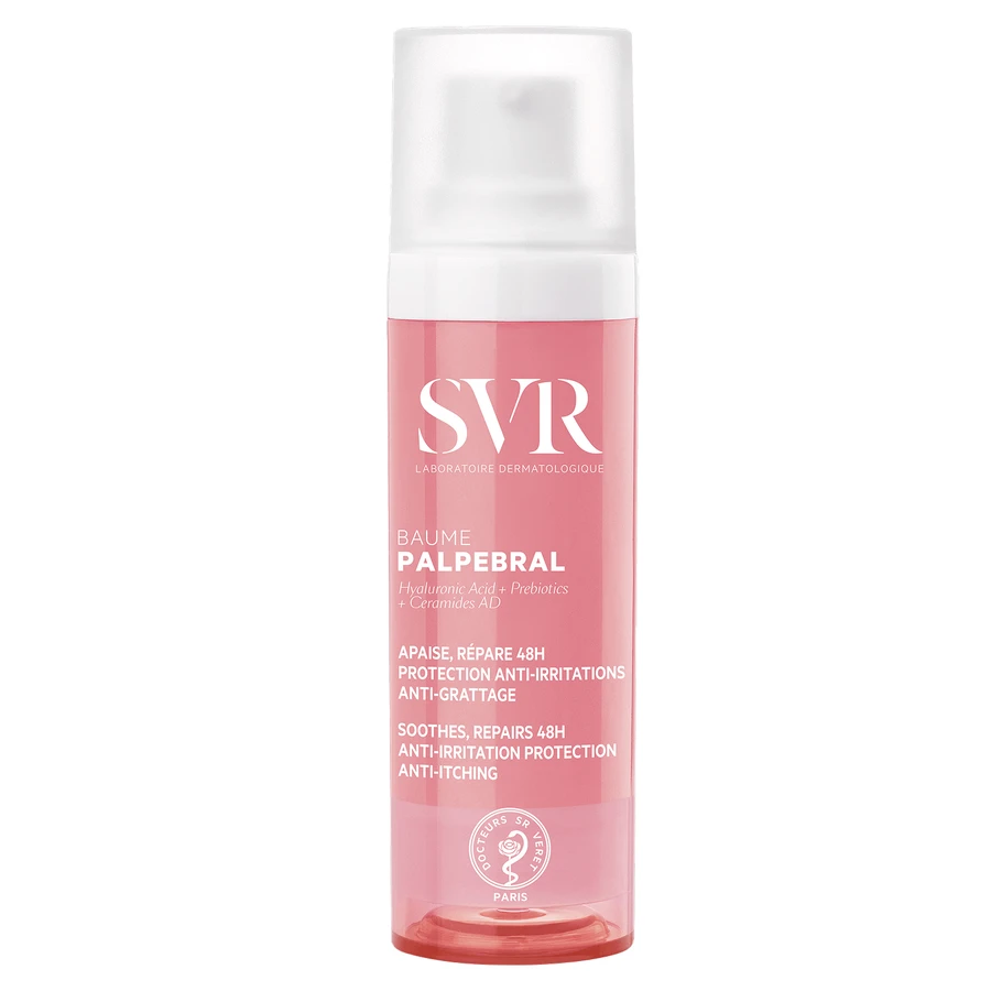 SVR Palpebral Baume, verzachtende balsem voor gezicht, oogleden en oogzone, geïrriteerde, zeer droge, atopische huid, 30 ml