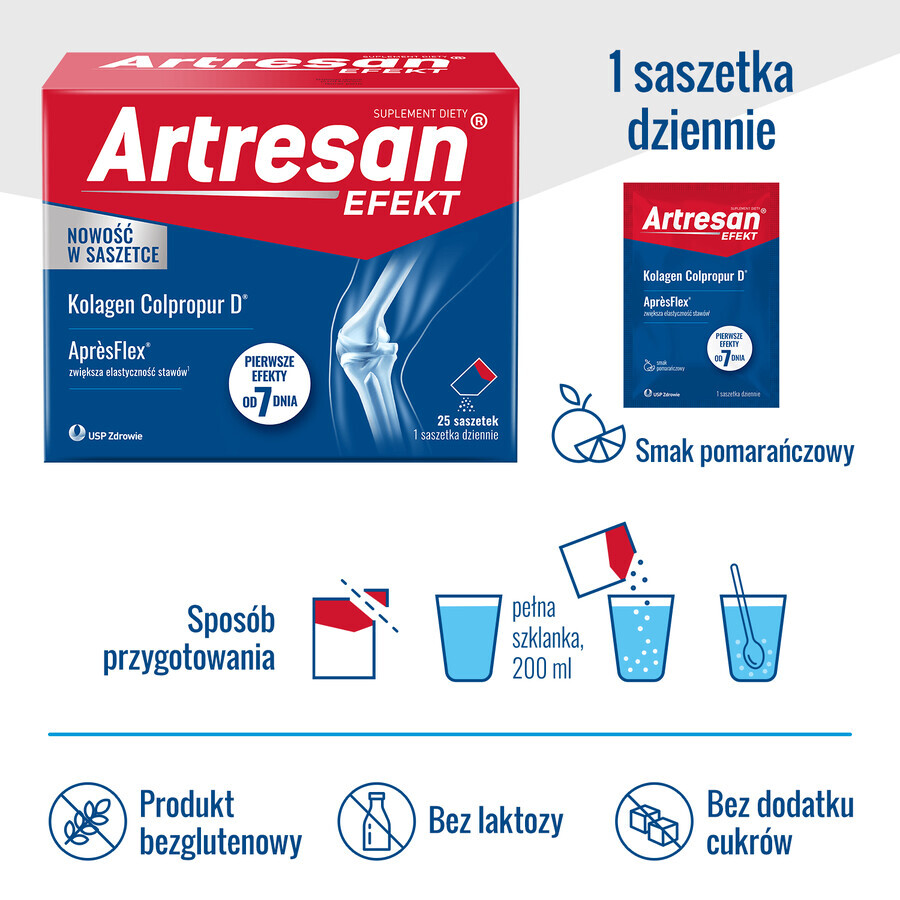 Artresan Efekt, 25 sachets