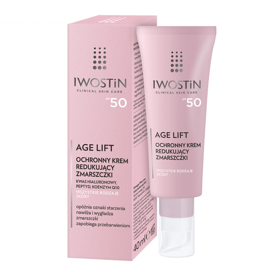 Iwostin Age Lift, schützende, faltenreduzierende Creme, SPF 50, 40 ml