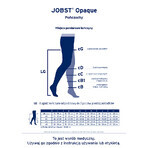 Jobst Opaque, compressiekousen, CCL2, gesloten teen, maat 3, naturel