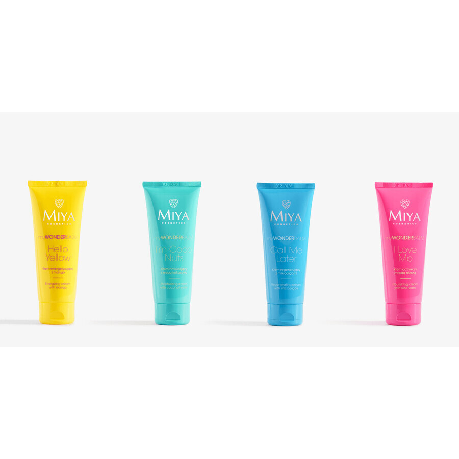 Miya myWONDERBALM Hello Yellow, crema energizante con mango, 75 ml