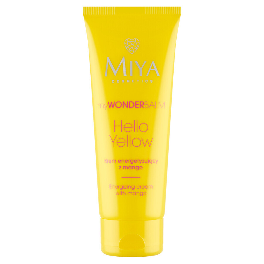 Miya myWONDERBALM Hello Yellow, crema energizante con mango, 75 ml