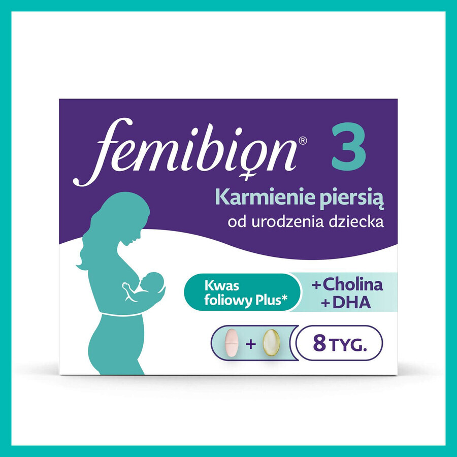 Femibion 3 Borstvoeding, 56 tabletten + 56 capsules