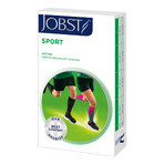 Jobst Sport, sportcompressiekniekousen, 20-30 mmHg, maat XL, grijs/grafiet