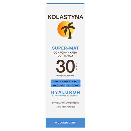 Kolastyna, beschermende gezichtscrème supermat, SPF 30, 50 ml