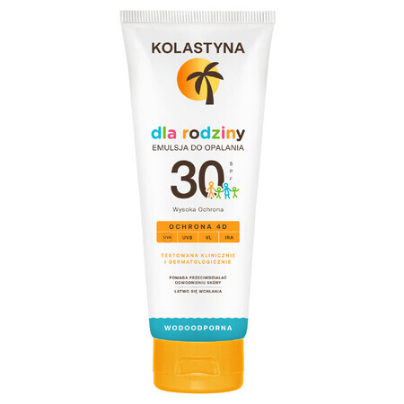 Kolastyna Family, emulsie de protecție solară, pentru copii și adulți, SPF 30, 250 ml