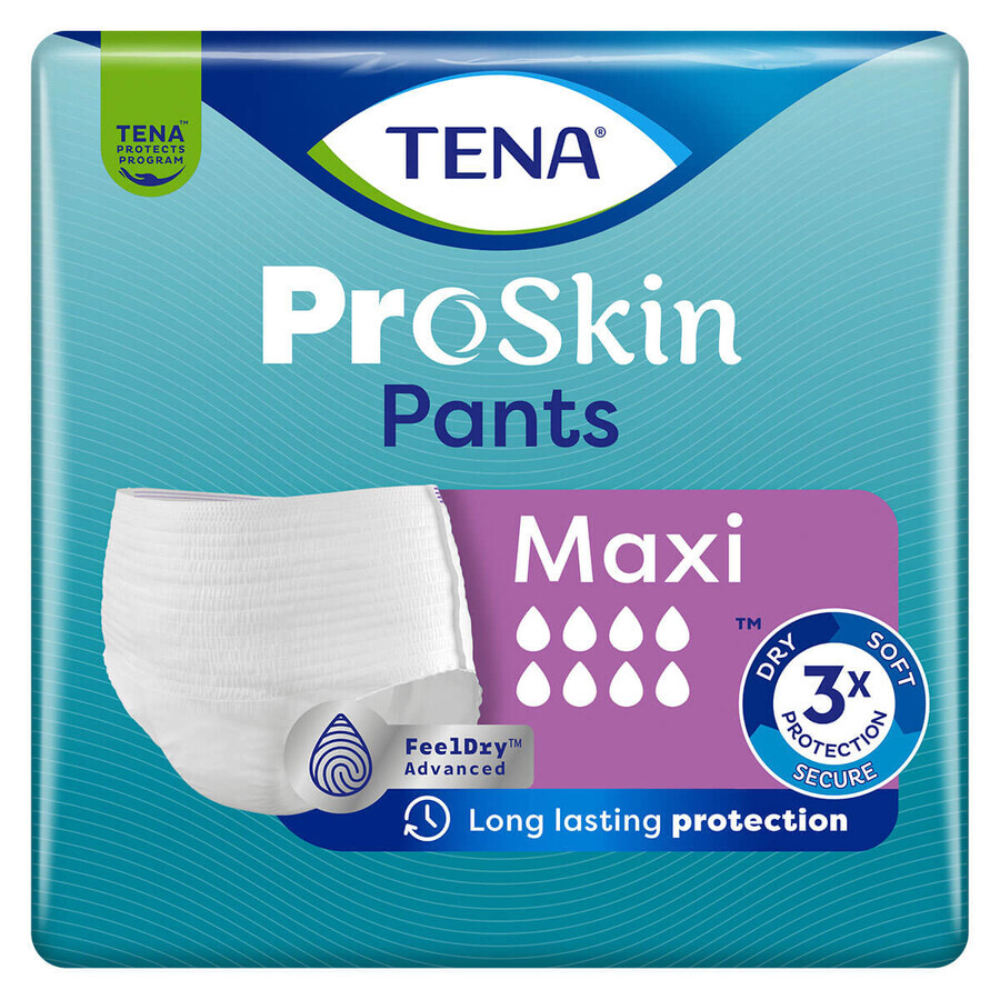 Tena Pants ProSkin, absorberende slip, maat M, 80-110 cm, Maxi, 10 stuks