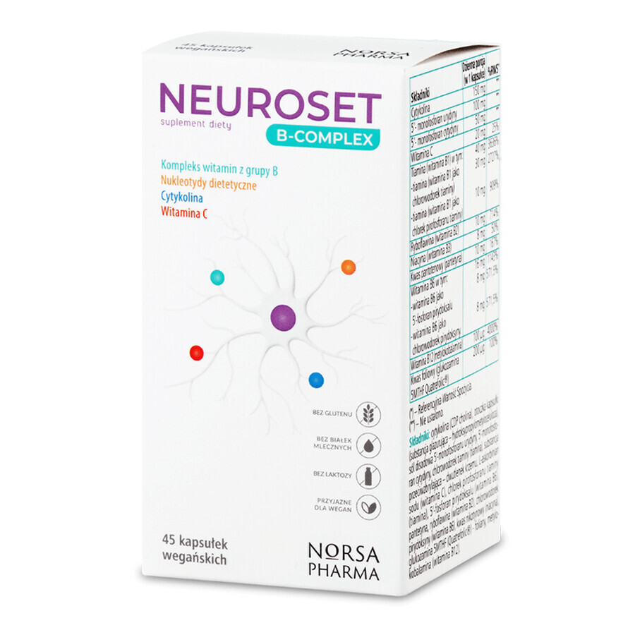 Neuroset B-Complex, 45 capsules