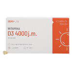 SEMA Lab Vitamine D3 4000 IE, 60 capsules